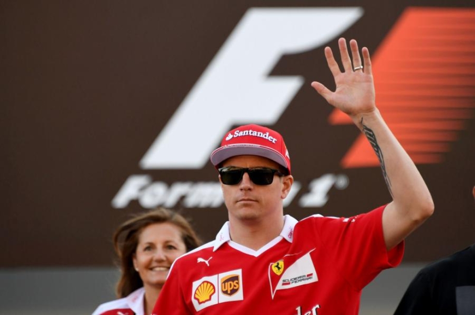 Kimi Räikkönen sai tunnustusta Urheilugaalassa. LEHTIKUVA/AFP