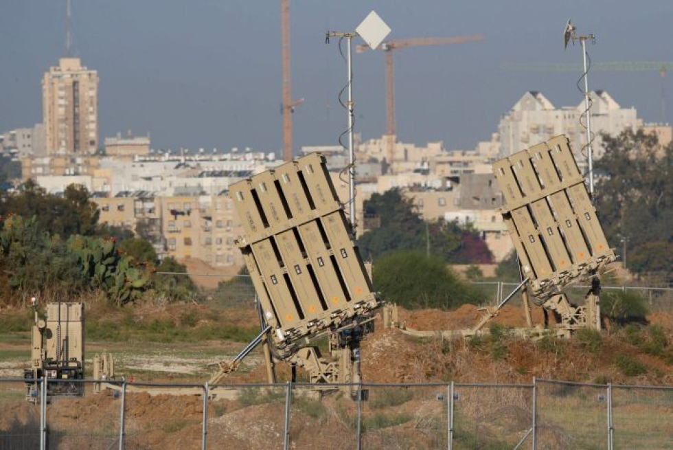 Gazan kaistalta ammutut raketit ovat osuneet Israelin eteläosaan. LEHTIKUVA/AFP