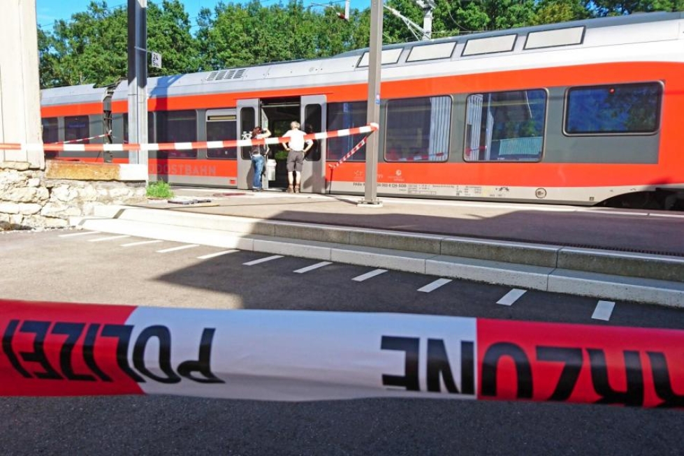 Hyökkäys tapahtui eilen Sveitsin itäosassa. LEHTIKUVA / AFP