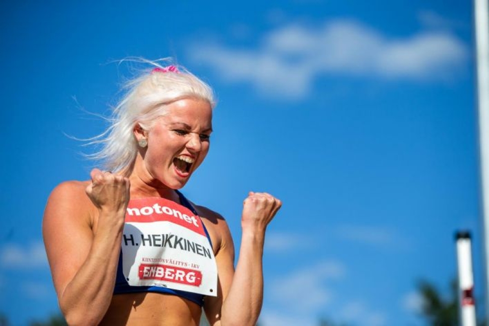 Hertta Heikkisen hyvä palautuminen näkyi Kalevan kisoissa, joissa hän voitti seitsenottelun pronssia.