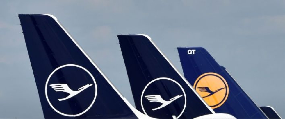 Lufthansa vahvisti lausunnossaan, että se hyväksyy ehdot ja luopuu pelastuspaketin vastineeksi maksimissaan 24 slotista, jotka voidaan antaa muille lentoyhtiöille. LEHTIKUVA / AFP