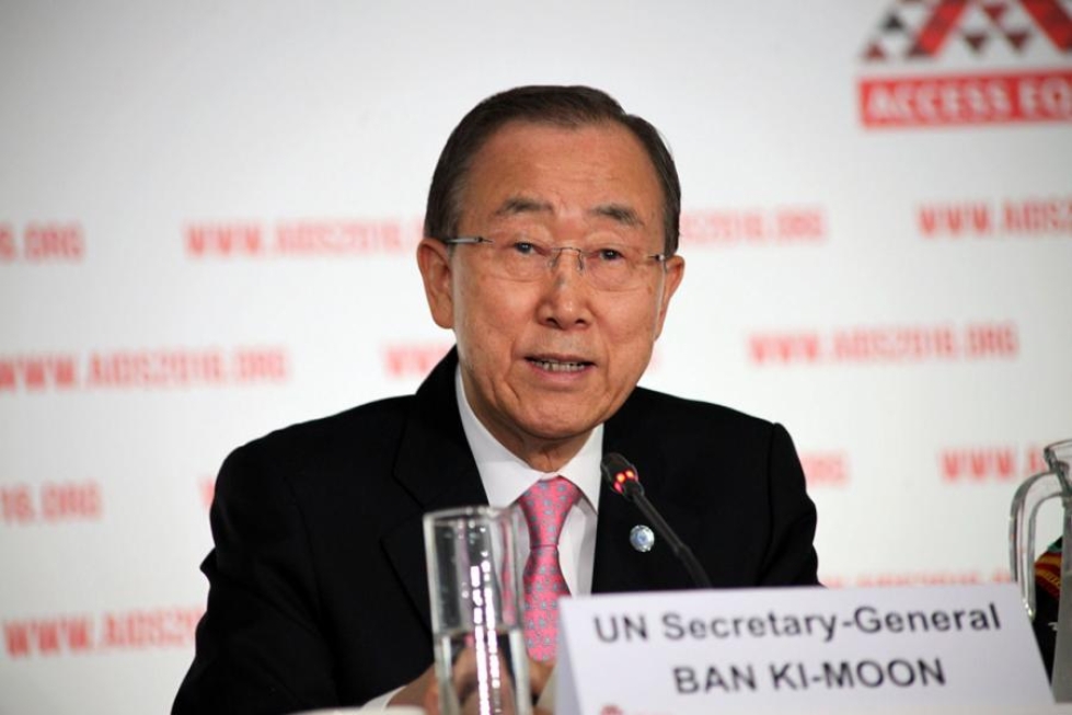 YK:n pääsihteeri Ban Ki-moon on pyytänyt haitilaisilta anteeksi YK:n rauhanturvaajista leviämään lähtenyttä koleraepidemiaa. LEHTIKUVA/AFP