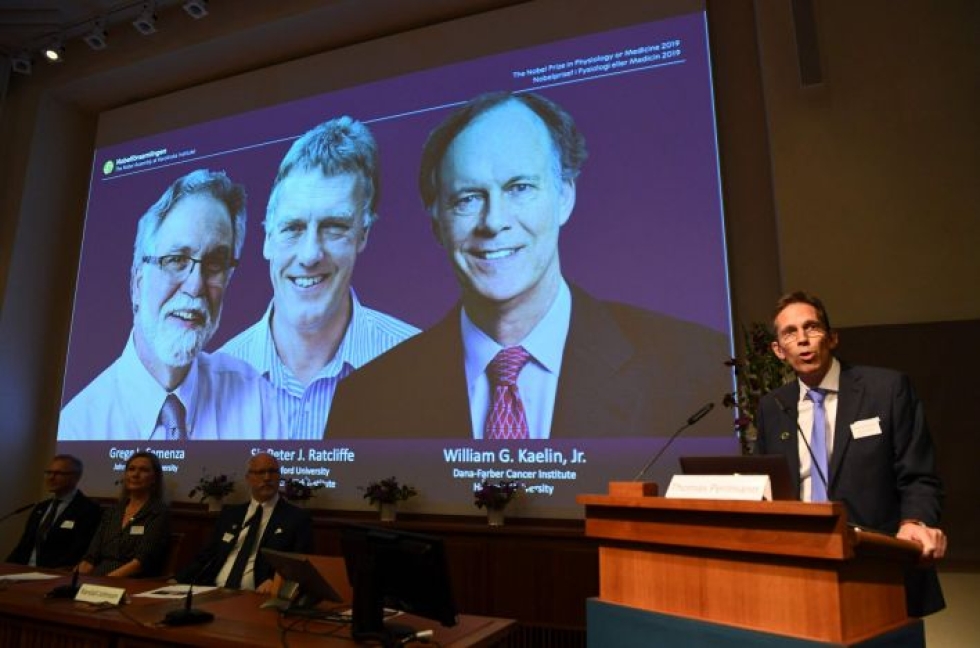 Lääketieteen Nobel-palkinnon myöntää Ruotsin Karoliininen instituutti Tukholmassa. LEHTIKUVA/AFP