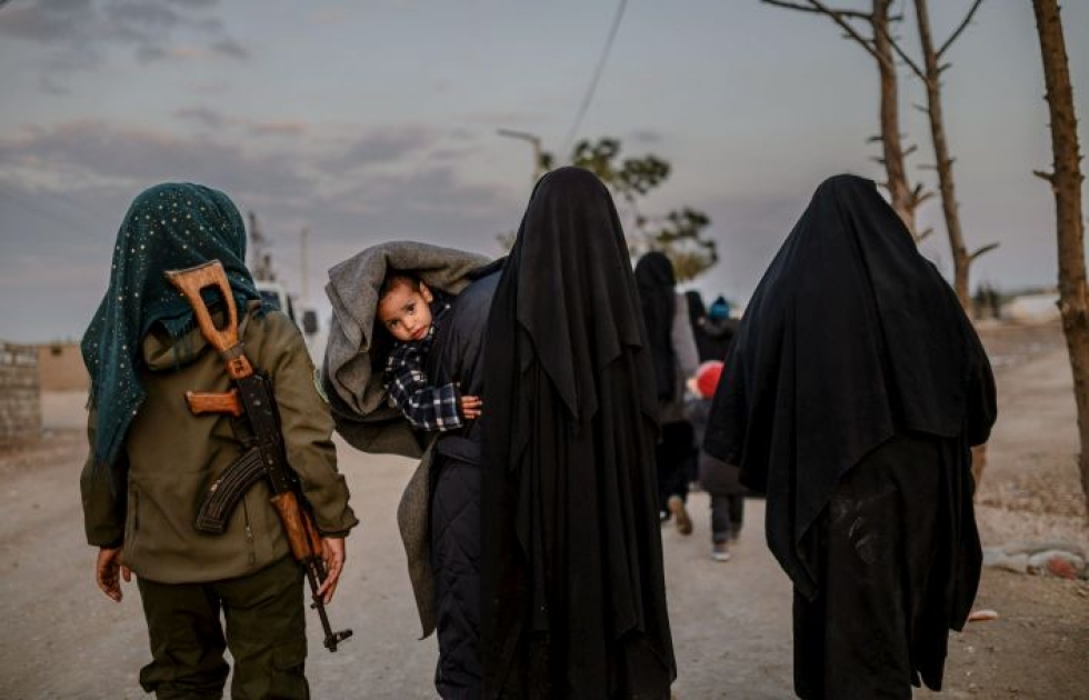 Monet Isisiin liittyneet naiset ovat ilmaisseet halunsa palata kotimaihinsa. LEHTIKUVA/AFP