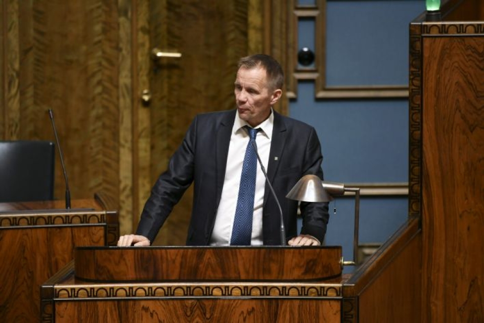 Mika Niikko on nousemassa ulkoasiainvaliokunnan puheenjohtajaksi. Eduskunta äänestää valinnasta muodollisesti 18. kesäkuuta. LEHTIKUVA / MARTTI KAINULAINEN