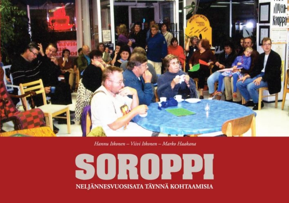 Soropin juhlakirjan ovat kirjoittaneet Hannu Itkonen, Viivi Itkonen ja Marko Haakana.