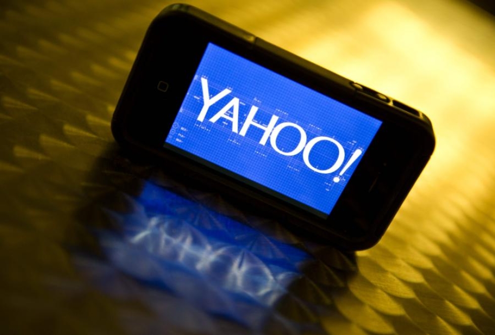 Yahoo esitteli uuden logonsa syyskuussa 2013. LEHTIKUVA/AFP