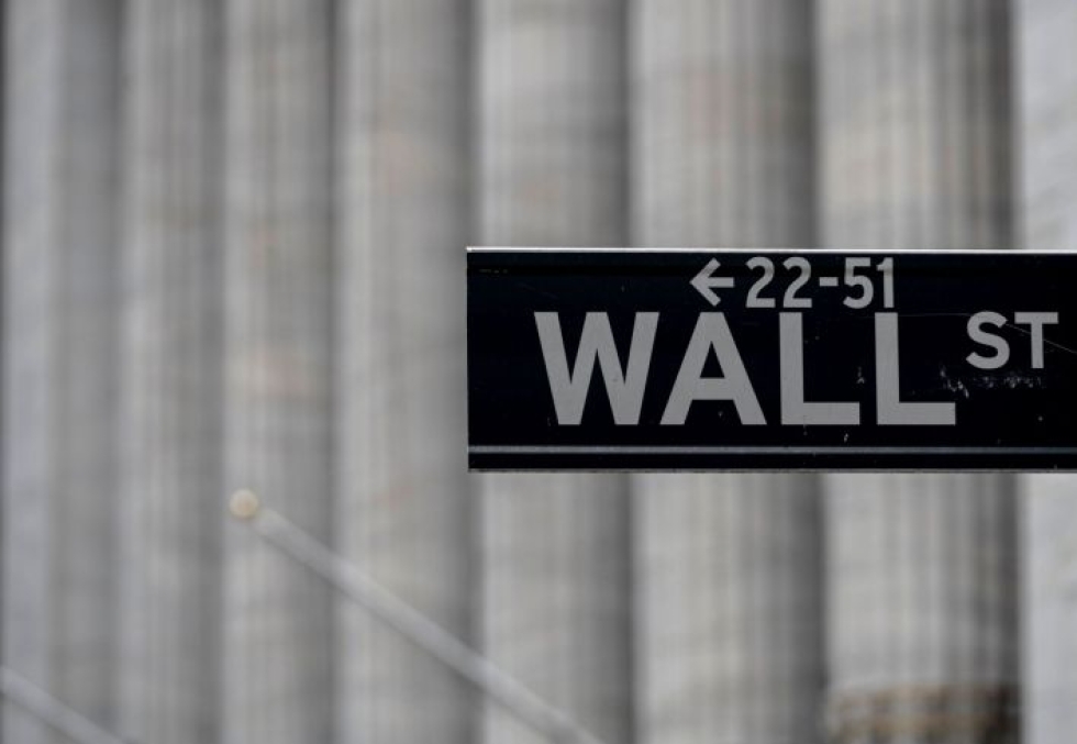 Yhdysvalloissa pörssikurssit ovat pompanneet nousuun Wall Streetillä. LEHTIKUVA / AFP