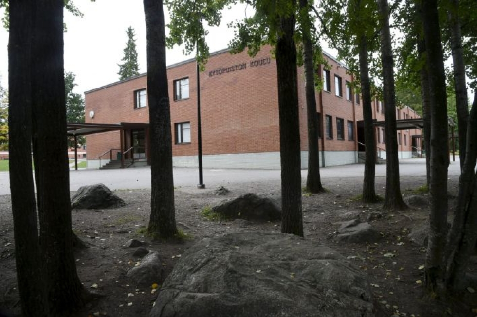 Kytöpuiston koulussa on yli 400 oppilasta. Lehtikuva / Markku Ulander
