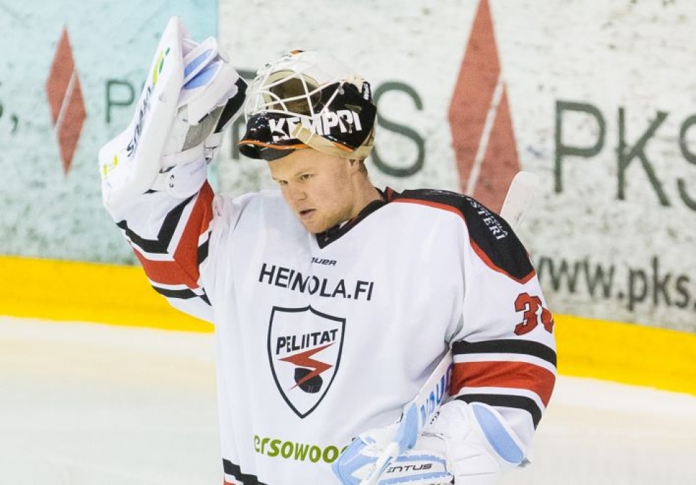 Pelicansin sopimuspelaajana Janne Juvonen pelasi myös Heinolan Peliitoissa Mestistä.