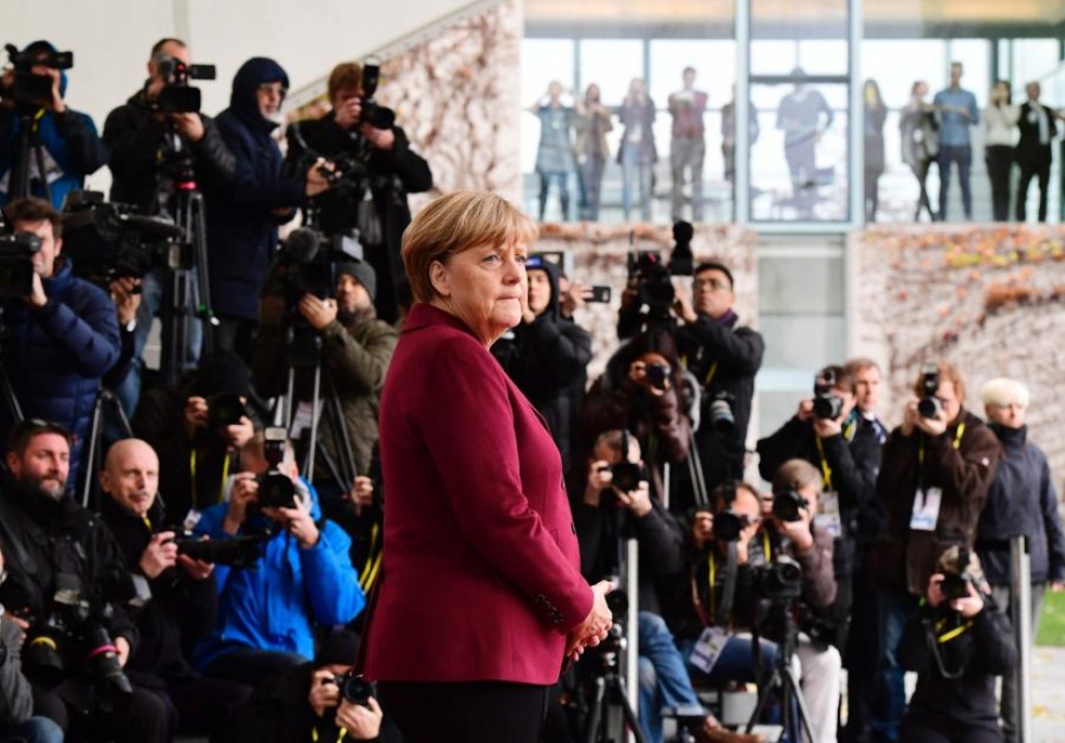 Angela Merkel on johtanut Saksaa vuodesta 2005. LEHTIKUVA/AFP