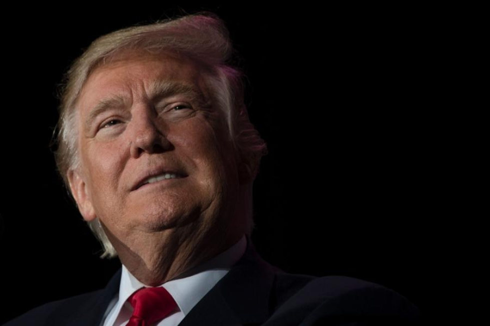 Yhdysvalloissa Donald Trump on saanut taakseen virallisesti tarpeeksi valitsijamiehiä noustakseen presidentiksi. LEHTIKUVA/AFP