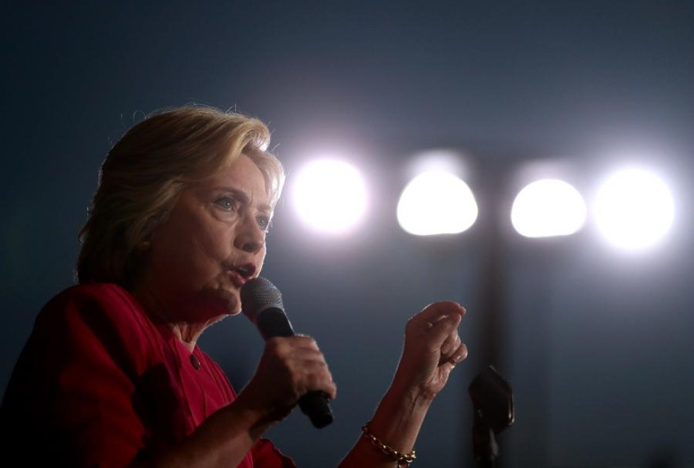 Tiedotusvälineet kertoivat aiemmin, että Hillary Clintonin kampanjan tietoverkkoon olisi murtauduttu. LEHTIKUVA/AFP