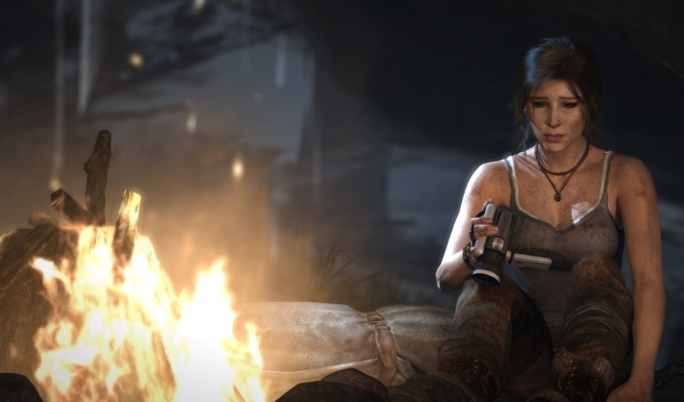 Nuori Lara Croft joutuu uutuuspelissä kovan paikan eteen.