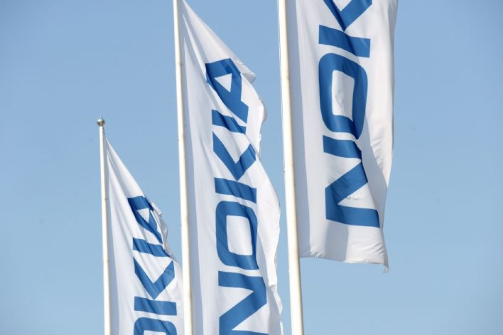 Aiemmin matkapuhelimistaan tunnettu Nokia käy nykyisin intensiivistä 5G-verkkokisaa. LEHTIKUVA / MIKKO STIG
