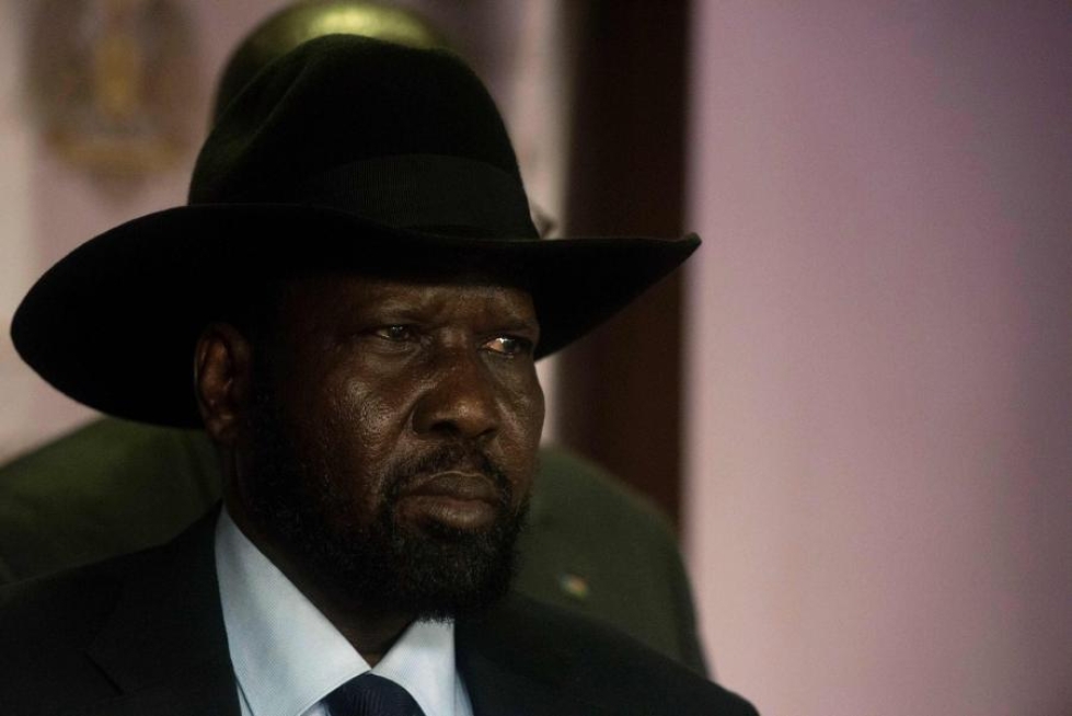 Etelä-Sudanin presidenttiä Salva Kiiriä vaaditaan toimimaan väkivaltaisuuksien lopettamiseksi. LEHTIKUVA/AFP