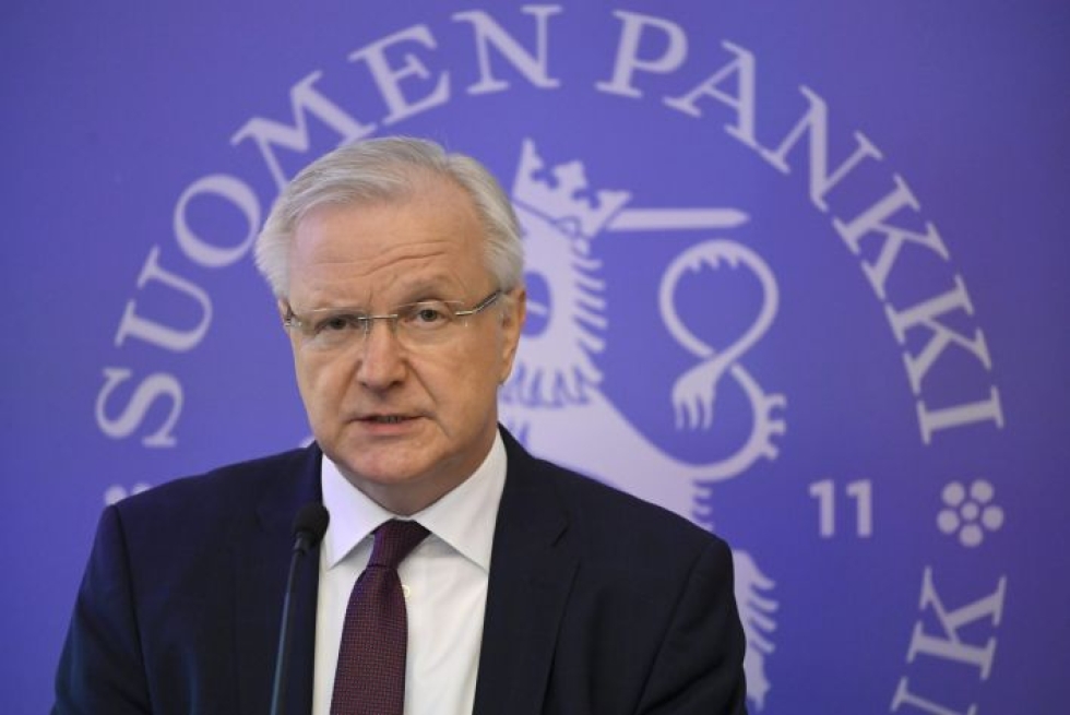 Koronapandemia on muistutus siitä, että hyvässä kunnossa oleva julkinen talous on korvaamaton suoja vaikeuksien koittaessa, arvioi Suomen Pankin pääjohtaja Olli Rehn. LEHTIKUVA / MARKKU ULANDER