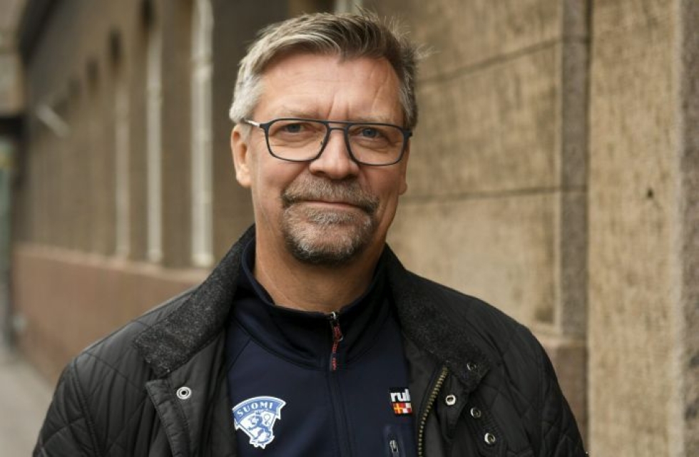Suomen päävalmentaja Jukka Jalonen kertoi maanantaina Leijona-joukkueen valintatavasta. LEHTIKUVA / Vesa Moilanen