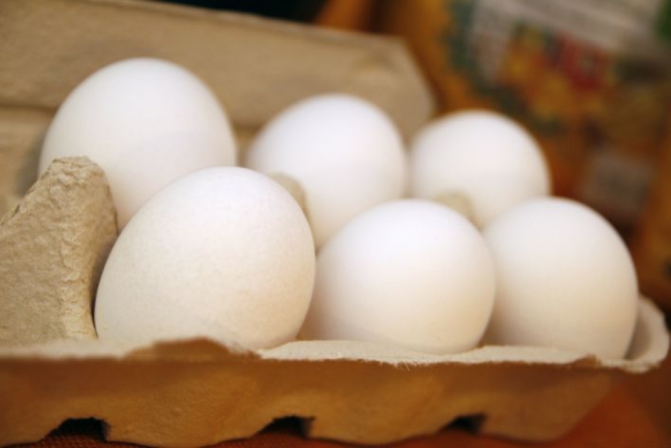 Kananmunia saa tätä nykyä kaupoista myös valmiiksi keitettynä.