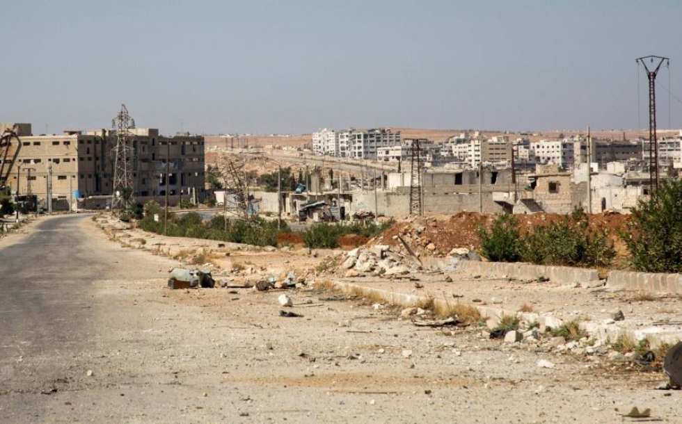 Syyrian kaupunki Aleppo on pahoin sodan runtelema. LEHTIKUVA/AFP