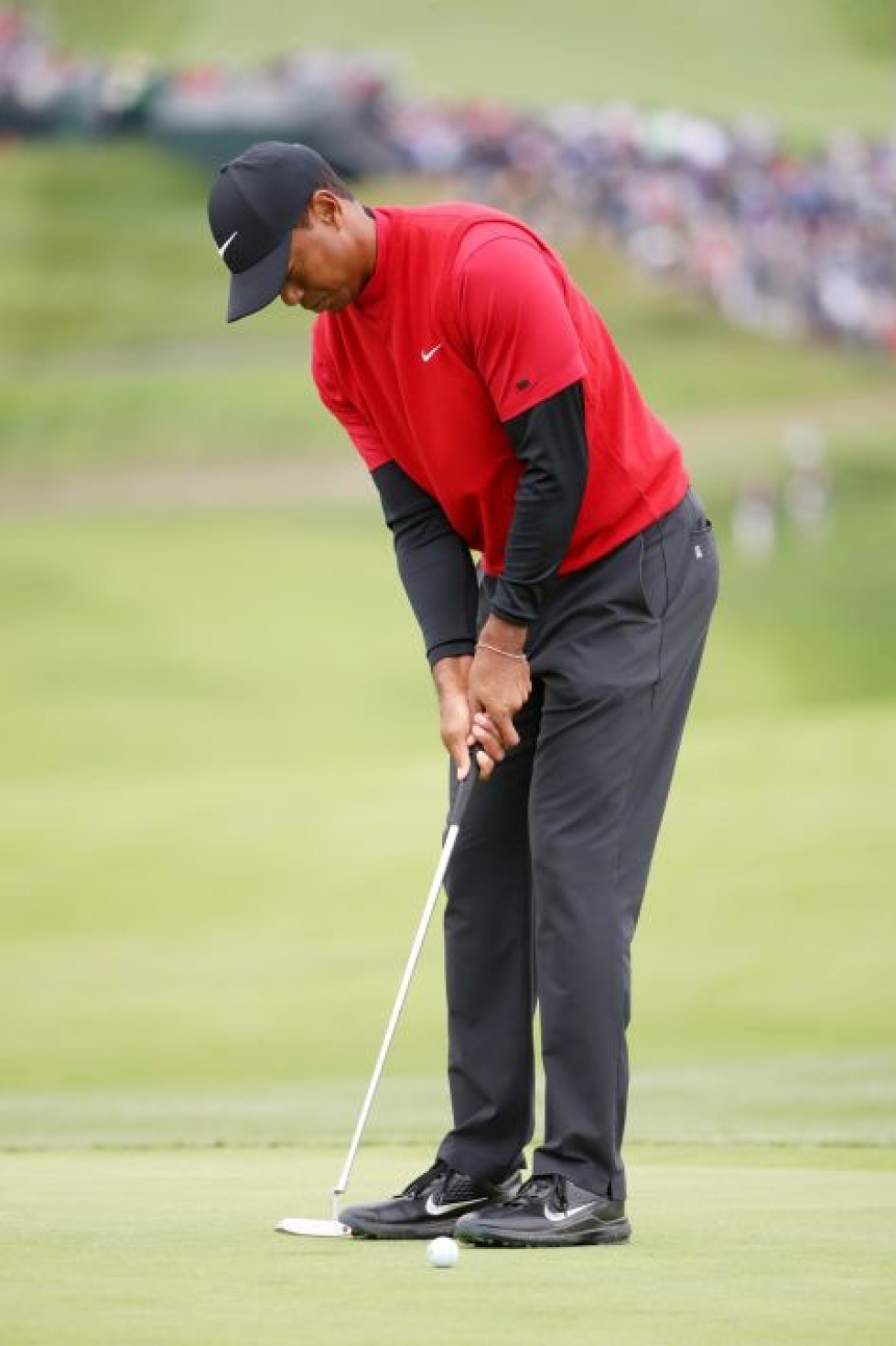 Jääkiekon lisäksi nähtävissä on esimerkiksi C Moren tarjonnassa Tiger Woodsin parasta golfia vuosien varrelta. Lehtikuva/AFP