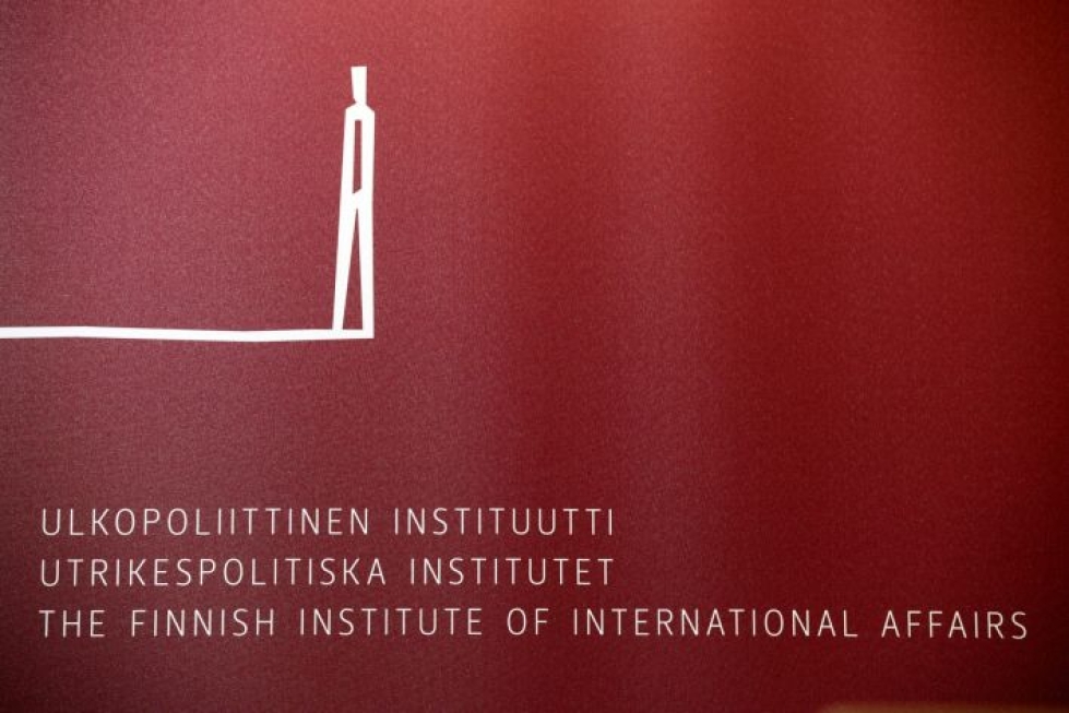 Ulkopoliittinen instituutti on eduskunnan alainen tutkimuslaitos, ja merkittävä osa sen rahoituksesta tulee valtiolta. LEHTIKUVA / Heikki Saukkomaa
