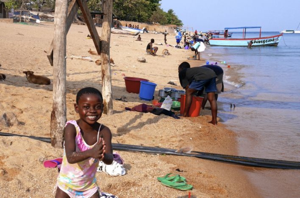 Ilo ja ystävällisyys ovat voimissaan Malawissa. Maata kutsutaan Afrikan lämpimäksi sydämeksi.