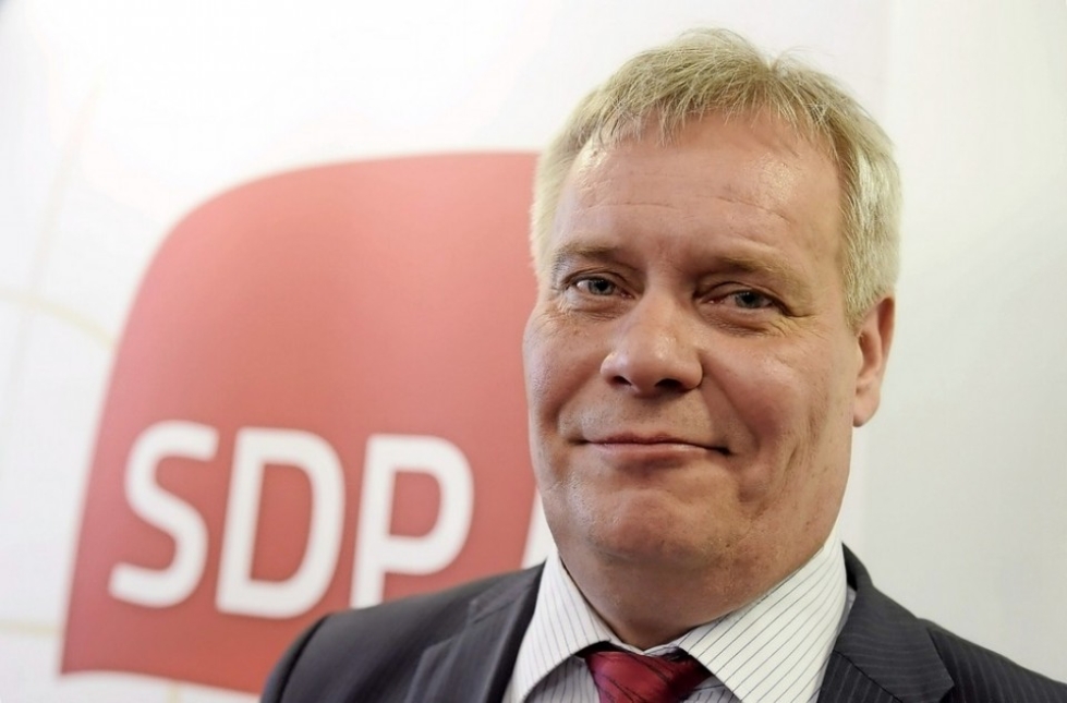 SDP:n puheenjohtaja on Antti Rinne.