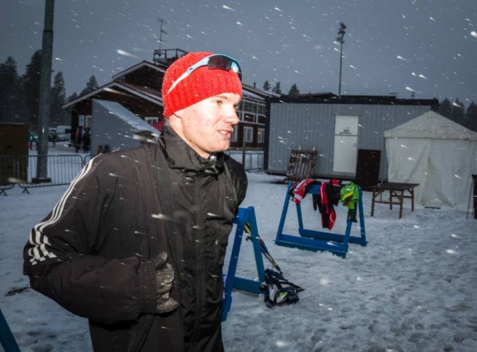 Boliviaa edustava Timo Grönlund on jälleen mukana hankkimassa FIS-pisteitä Kontiolahden hiihtokisoista. Kuva vuodelta 2017 Kontiolahden FIS-hiihdoista.
