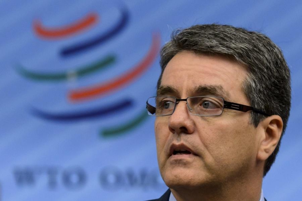 Jos Britannia jättää EU:n, sillä on edessään vaikeat neuvottelut uudesta sopimuksesta maailman kauppajärjestö WTO:n kanssa, varoittaa WTO:n johtaja Roberto Azevedo. LEHTIKUVA/AFP