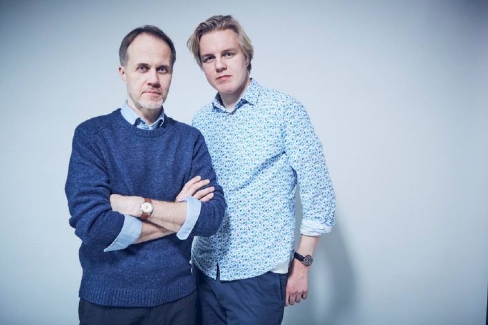 Petri Tamminen ja Antti Rönkä ovat isä ja poika mutta myös mestari ja kisälli, mitä kirjoittamiseen tulee.