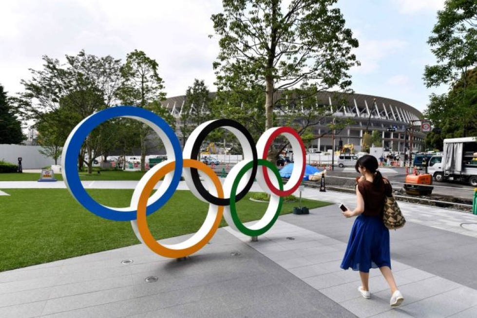 Koronavirus mutkistaa Tokion olympiajärjestelyjä. Lehtikuva/AFP