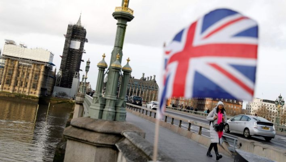 Britannian on tarkoitus erota EU:sta kuun lopussa. LEHTIKUVA/AFP