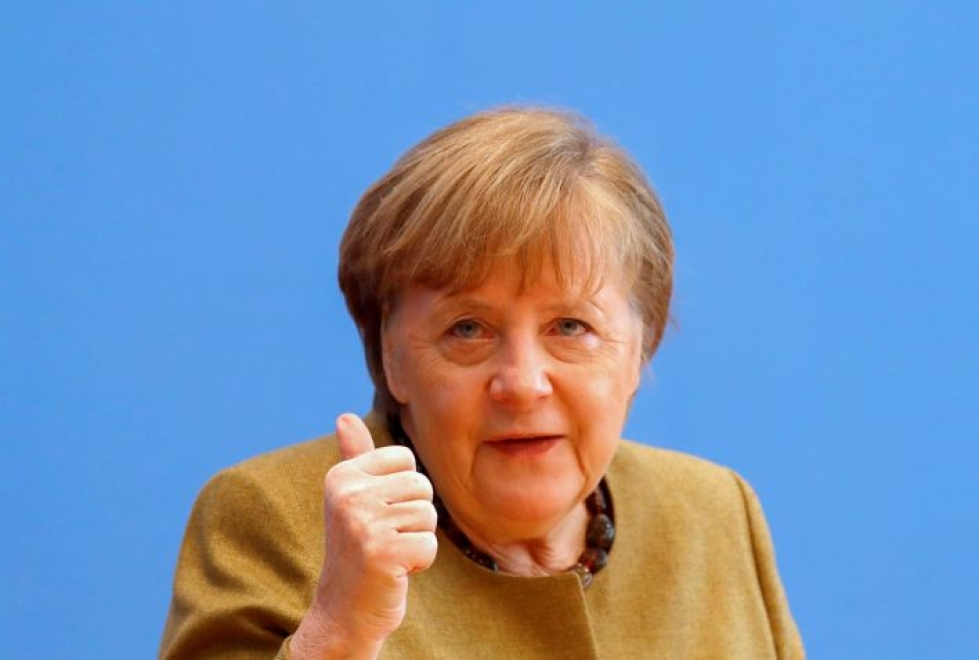 Saksan liittokansleri Angela Merkel näkee nyt enemmän mahdollisuuksia yhteistyölle Yhdysvaltojen kanssa. LEHTIKUVA/AFP