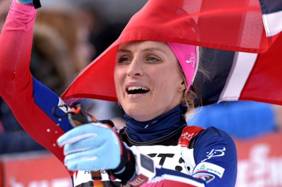 Norjalainen huippuhiihtäjä Therese Johaug kärysi dopingista syyskuussa.