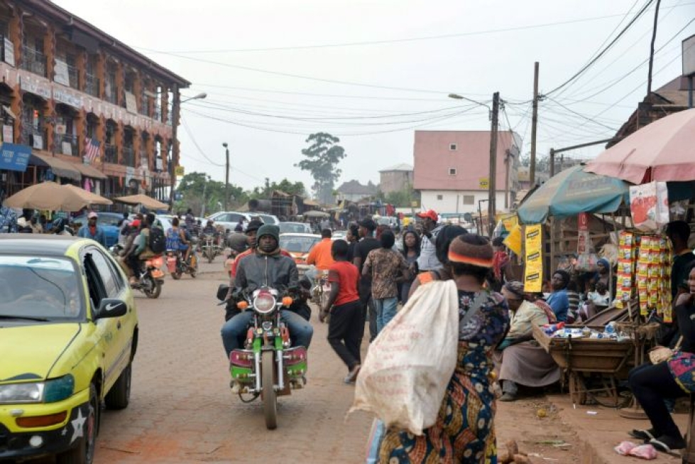 Sieppaus tapahtui maanantaina Bamendassa, joka on kaupunki Kamerunin englanninkielisessä luoteisosassa. LEHTIKUVA/AFP