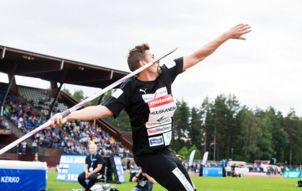Viime kesänä Antti Ruuskanen heitti Joensuun gp-kisoissa 82,59.