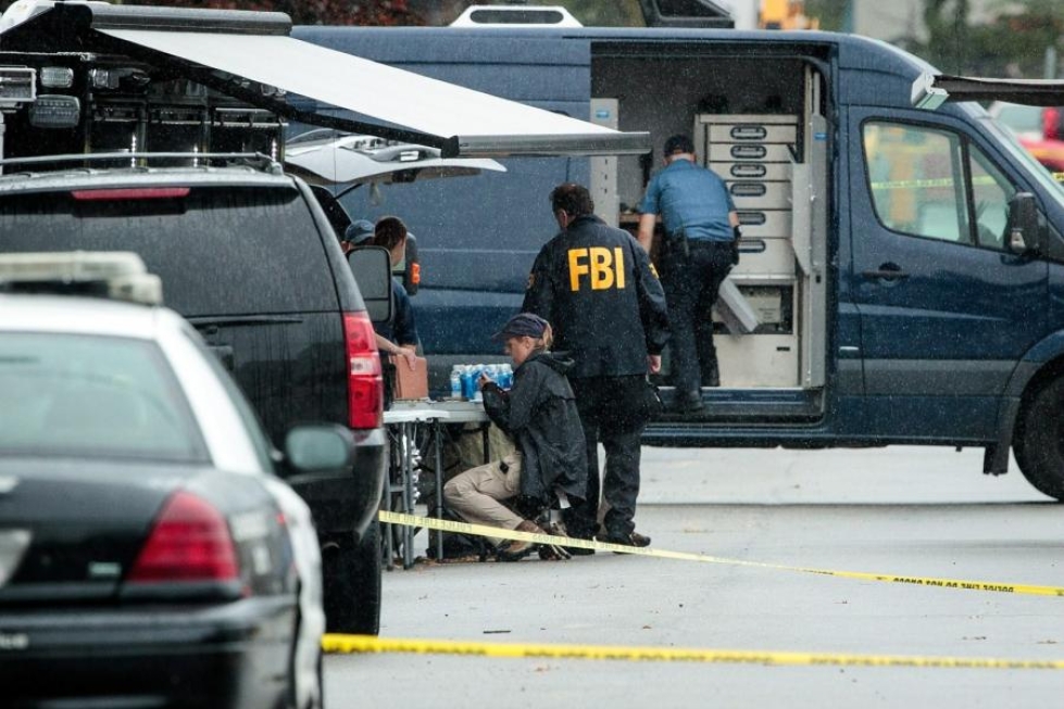 28-vuotias afgaanitaustainen mies otettiin kiinni tulitaistelun jälkeen New Jerseyssä eilen. LEHTIKUVA / AFP