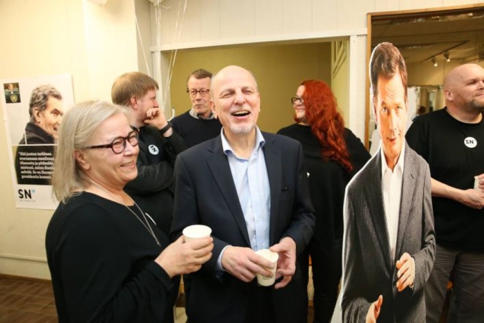 Matti Ketonen tammikuussa 2018 Sauli Niinistön vaalivalvojaisissa.