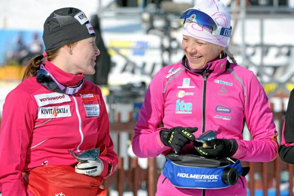 Aino-Kaisa Saarinen jäi neljänneksi 30 kilometrin kilpailussa. Kaisa Mäkäräinen ylsi viidenneksi.