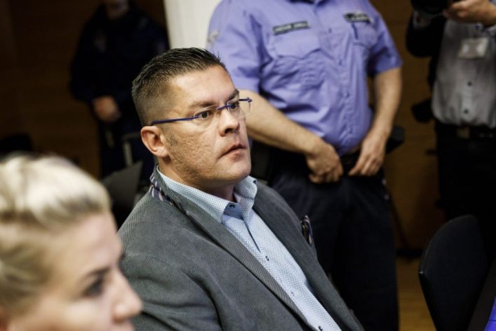 MV-lehden perustajaa Ilja Janitskinia syytetään oikeudenkäynnissä muun muassa törkeästä kunnianloukkauksesta. LEHTIKUVA / RONI REKOMAA
