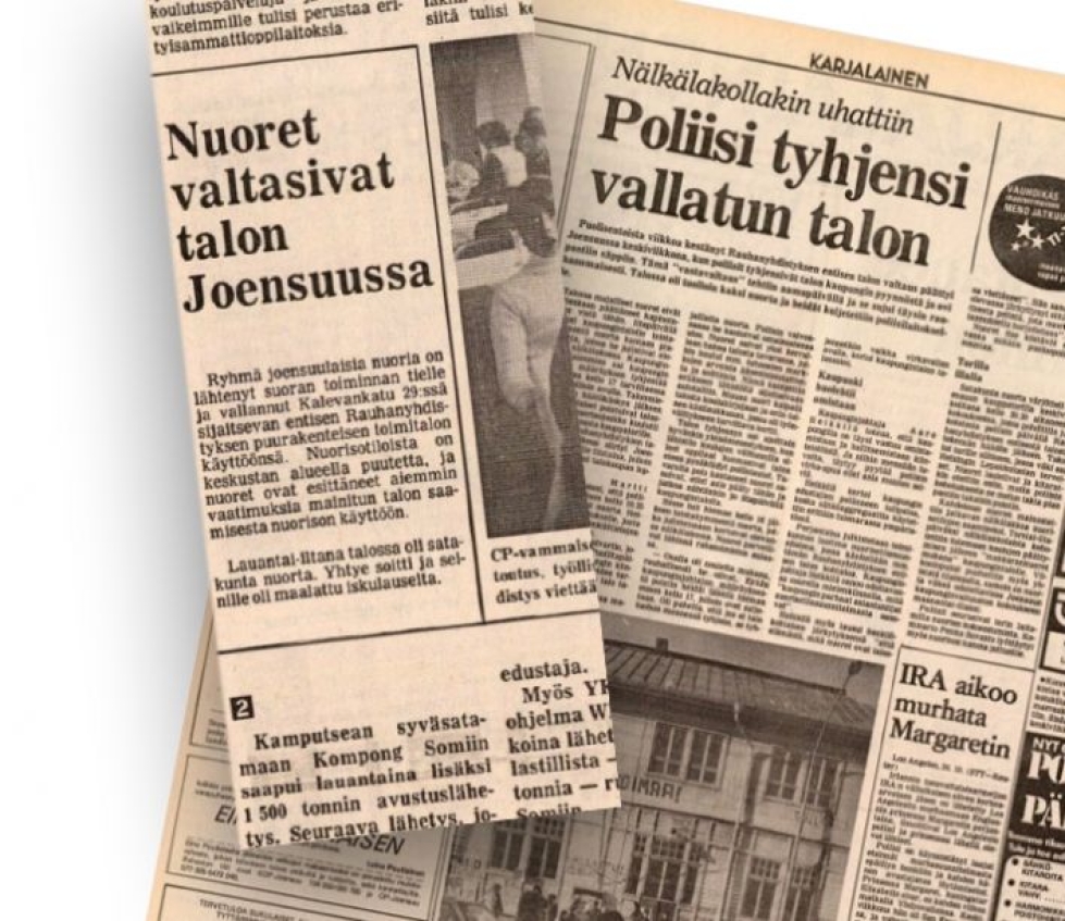 Karjalaisen uutisia 14.10.1979 ja 25.10.1979