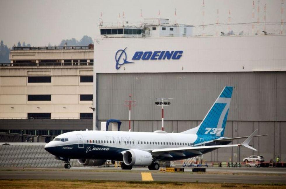 Konemalli joutui lentokieltoon lähes kaksi vuotta sitten. Kuvan Boeing 737 Max -kone Seattlessa Yhdysvalloissa syyskuussa 2020. LEHTIKUVA/AFP