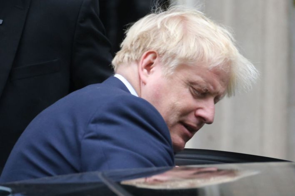 Britannia on jättämässä Euroopan unionin lokakuun viimeinen päivä. Kuvassa pääministeri Johnson.  LEHTIKUVA/AFP