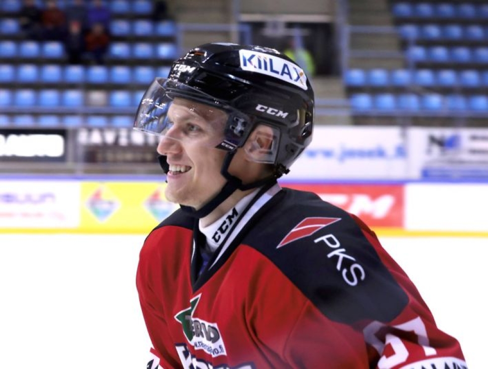 Toni Leinonen siirtyi Jokipoikiin lokakuussa.