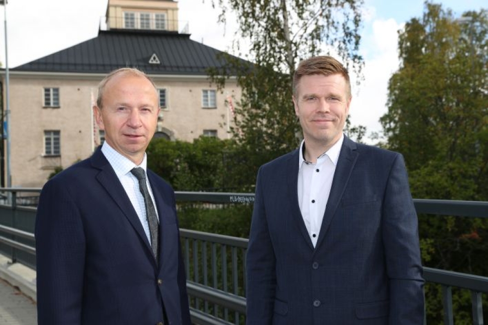 Pohjois-Karjalan uusi maakuntajohtaja on joko Anssi Niskanen (vas.) tai Markus Hirvonen.