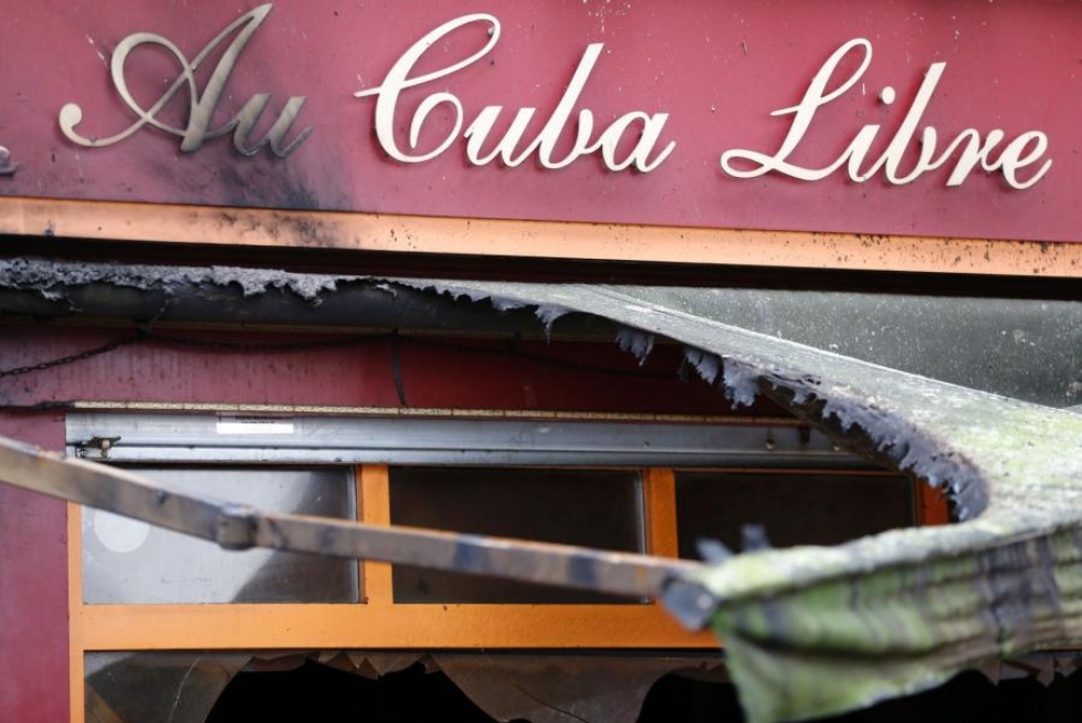 Tuhoisa tulipalo tapahtui Au Cuba Libre -baarissa. LEHTIKUVA/AFP