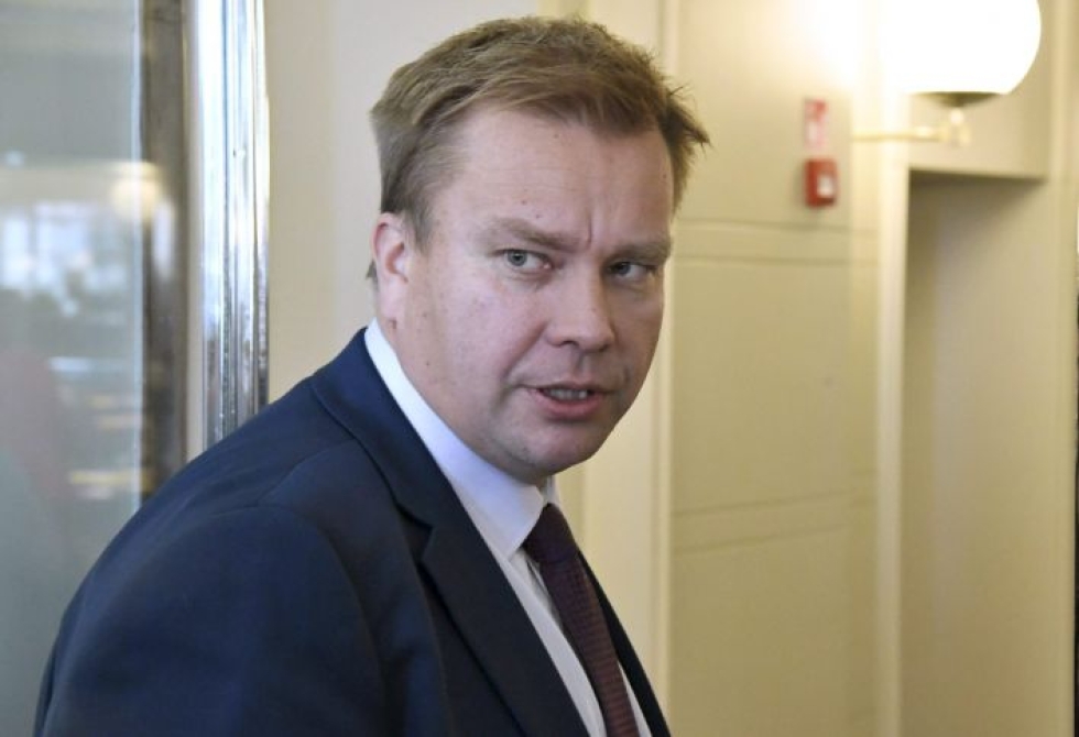 Keskustan eduskuntaryhmän puheenjohtaja Antti Kaikkonen. LEHTIKUVA / MARKKU ULANDER