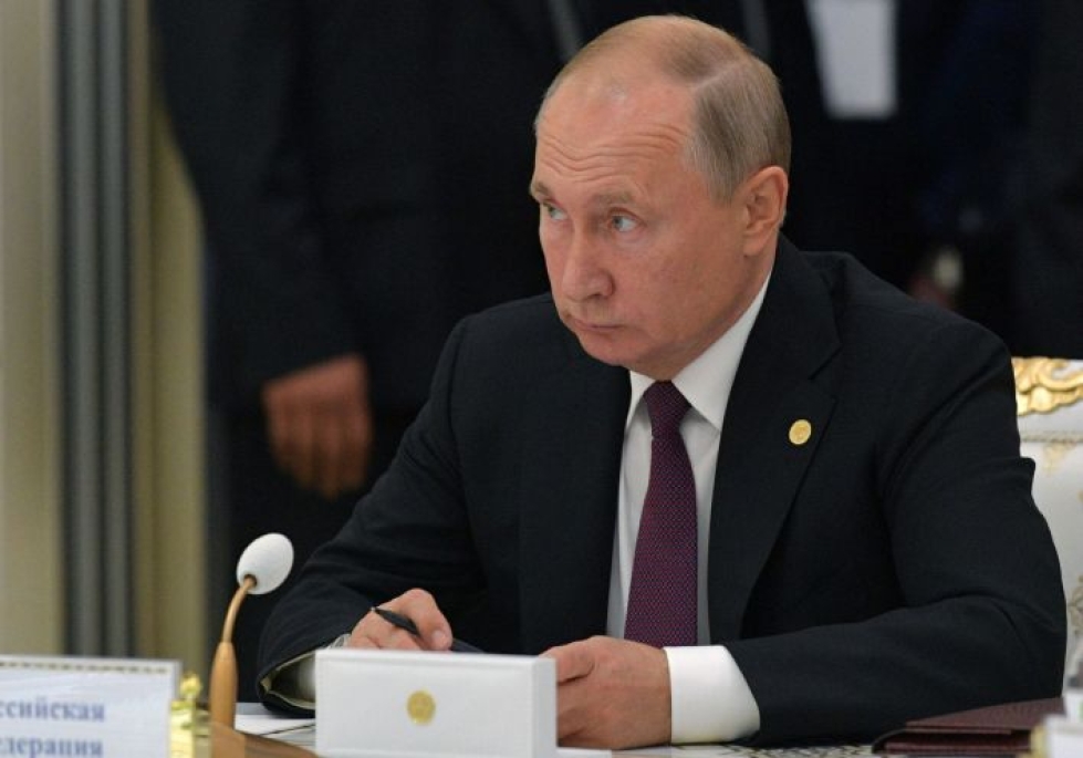 Presidentti Putin laittoi ulos useita opposition tukijoita presidentin ihmisoikeusneuvostosta. LEHTIKUVA/AFP