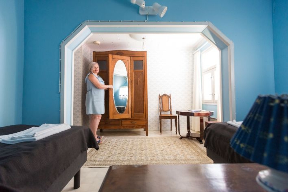 Sininen huone on majataloyrittäjä Marjo Pääskyvuoren lemmikki.